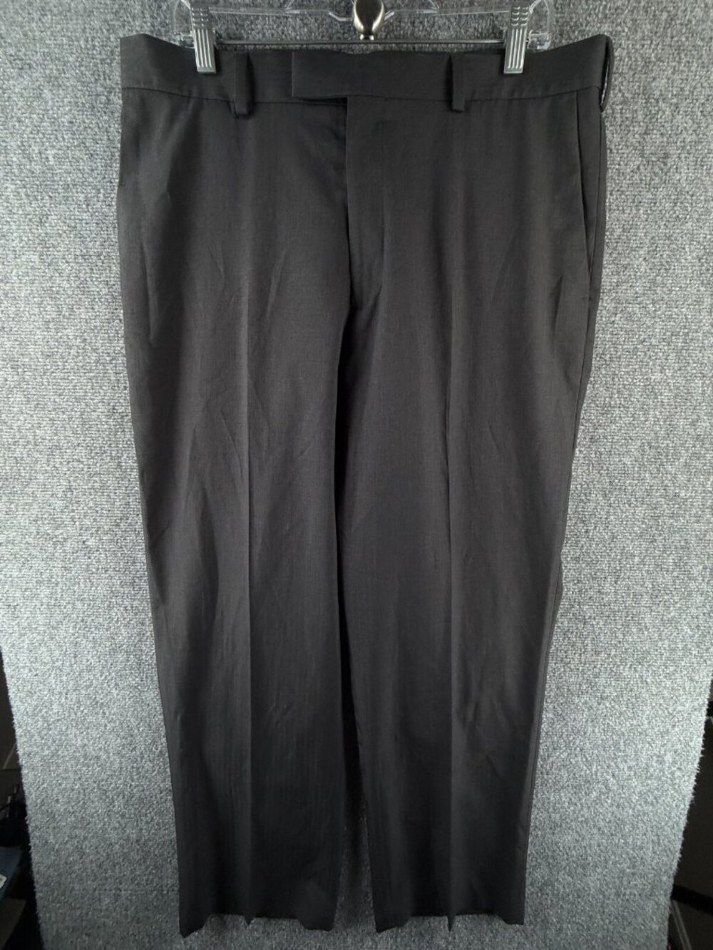 NWT Perry Ellis Neo Luxe No Iron Gray 34x29 Men Slacks Dress Pants Trouser